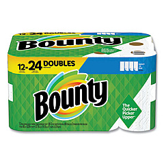 Bounty Select-a-Size Kitchen Roll Paper Towels, 2-Ply, 5.9 x 11, White, 98 Sheets/Roll, 12 Rolls/Carton (66541)