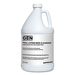 GEN Cleansing Pink Lotion Soap, 1 gal Bottle, Fresh Scent, 4/Carton (GENPINKSOAP)