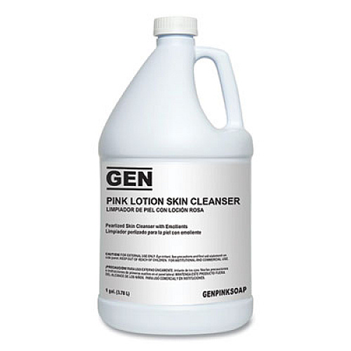GEN Cleansing Pink Lotion Soap, 1 gal Bottle, Fresh Scent, 4/Carton (GENPINKSOAP)