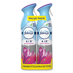 Febreze AIR, Spring and Renewal, 8.8 oz Aerosol Spray, 2/Pack (97805PK)