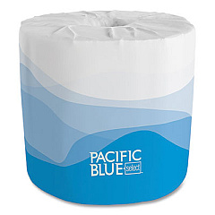 Georgia Pacific Professional Pacific Blue Select Embossed Bathroom Tissue in Dispenser Box, Septic Safe, 2-Ply, White, 550 Sheets/Roll, 40 Rolls/Carton (1824001)