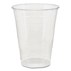 Dixie Clear Plastic PETE Cups, 16 oz, 25/Sleeve, 20 Sleeves/Carton (CPET16DX)