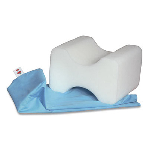 CoreProducts Leg Spacer Standard, 10 x 6 x 8, White with Slip-On Blue Cover (1103)
