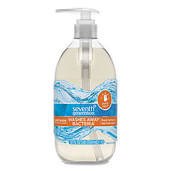 Seventh Generation Natural Hand Wash, Purely Clean, Fresh Lemon and Tea Tree, 12 oz Pump Bottle, 8/Carton (22924)