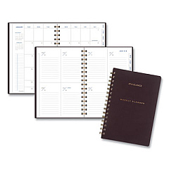 AT-A-GLANCE Signature Lite Weekly/Monthly Planner, 8.5 x 5.75, Maroon Cover, 12-Month (Jan to Dec): 2023 (YP200L50)
