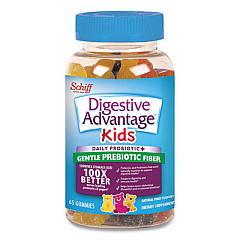 Digestive Advantage Prebiotic Plus Probiotic, Kids Gummies, 65 Count (99130)