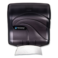 San Jamar Ultrafold Towel Dispenser, 11.5 x 6 x 11.5, Black Pearl (T1759TBK)