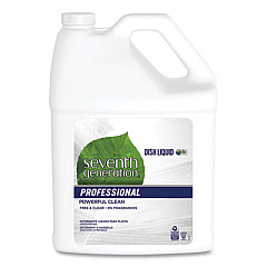 Seventh Generation Professional Dishwashing Liquid, Free and Clear, 1 gal Bottle (44944EA)