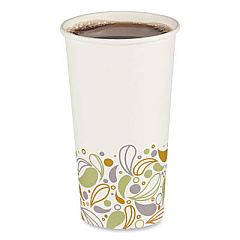 Boardwalk Convenience Pack Paper Hot Cups, 20 oz, Deerfield Print, 9 Cups/Sleeve, 15 Sleeves/Carton (BWKDEER20HCUPOP)