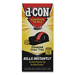 d-CON Ultra Set Covered Snap Trap, Plastic, 6/Carton (00027)