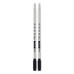 Refills for Cross Ballpoint Pens, Medium Conical Tip, Black Ink, 2/Pack (85132)