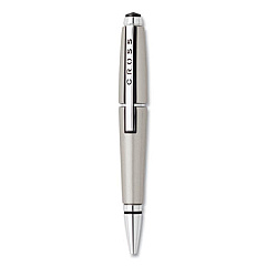 Cross Edge Gel Pen, Retractable, Medium 0.7 mm, Black Ink, Titanium Barrel (AT05555)