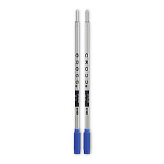 Refills for Cross Ballpoint Pens, Bold Conical Tip, Blue Ink, 2/Pack (81002)