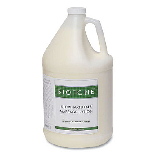 Biotone Nuti-Naturals Massage Lotion, 1 gal Bottle, Nature Scent (NNL1G)