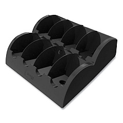 Plastic Coffee Organizer for FLAVIA Freshpacks, 8 Compartments, 13.6 x 13 x 4.4, Black (MDR00084)