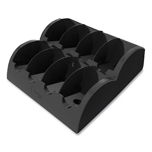 Plastic Coffee Organizer for FLAVIA Freshpacks, 8 Compartments, 13.6 x 13 x 4.4, Black (MDR00084)