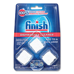 FINISH Dishwasher Cleaner Pouches, Original Scent, Pouch, 3 Tabs/Pack (98897PK)