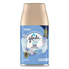 Glade Automatic Air Freshener, Clean Linen, 6.2 oz, 6/Carton (333455)