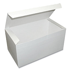 Dixie Tuck-Top One-Piece Paperboard Take-Out Box, 9 x 5 x 3, White, Paper, 250/Carton (330PLN)