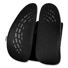Fellowes Back Angel Back Support, 14 cm to 23 cm Height, Black (8026401)