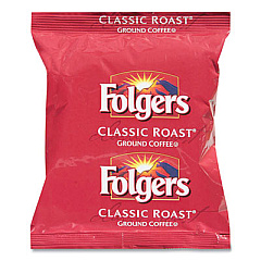 Folgers Classic Roast Coffee Fraction Packs, 5.4 oz, 30/Carton (44108)