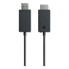 Microsoft Wireless Display Adapter v2, HDMI; USB, 23 ft Range, Black (P3Q00001)