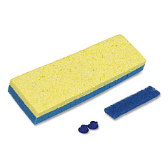 Quickie Sponge Mop Head Refill, Cellulose, 8.7 x 3, Blue (442ZQKEA)