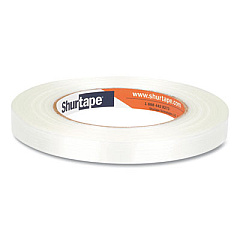 Shurtape GS 490 Economy Grade Fiberglass Reinforced Strapping Tape, 0.47" x 60.15 yds, White, 72/Carton (101228)