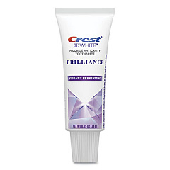Crest 3D White Brilliance Advanced Whitening Technology + Advanced Stain Protection Toothpaste, 0.85 oz Tube (95732)