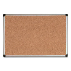 MasterVision Value Cork Bulletin Board with Aluminum Frame, 48 x 96, Natural (CA211170)
