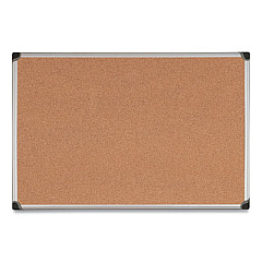 MasterVision Value Cork Bulletin Board with Aluminum Frame, 48 x 71, Natural (CA271170)
