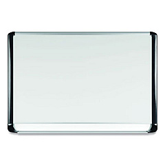 MasterVision Porcelain Magnetic Dry Erase Board, 36 x 48, White/Silver (MVI050401)