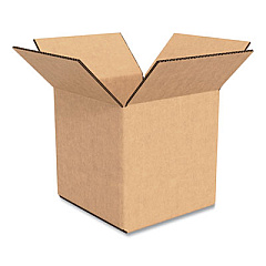 Coastwide Professional Fixed-Depth Shipping Boxes, 275 lb Mullen Rated, Regular Slotted Container (RSC), 6 x 6 x 6, Brown Kraft, 25/Bundle (57069)