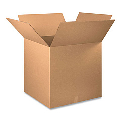 Coastwide Professional Fixed-Depth Shipping Boxes, HD Double-Wall, 275 lb Mullen Rated, Regular Slotted Container (RSC), 30 x 30 x 30, Brown Kraft (57074)