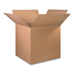 Coastwide Professional Fixed-Depth Shipping Boxes, HD Double-Wall, 275 lb Mullen Rated, Regular Slotted Container (RSC), 32 x 24 x 24, Brown Kraft (57075)