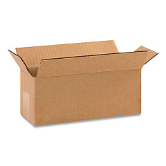 Coastwide Professional Fixed-Depth Shipping Boxes, 200 lb Mullen Rated, Regular Slotted Container (RSC), 26 x 6 x 6, Brown Kraft, 25/Bundle (57077)