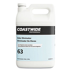Coastwide Professional Air Freshener Odor Eliminator 63 Concentrate, Grapefruit Scent, 3.78 L Bottle, 4/Carton (630001A)