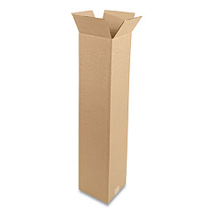 Coastwide Professional Fixed-Depth Shipping Boxes, 200 lb Mullen Rated, Regular Slotted Container (RSC), 12 x 12 x 30, Brown Kraft, 15/Bundle (60121230)