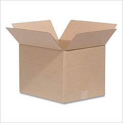 Coastwide Professional Multi-Depth Shipping Boxes, 200 lb Mullen Rated, Regular Slotted Container, 12.5 x 12.5 x 2 to 6, Brown Kraft, 25/Bundle (63121206A)