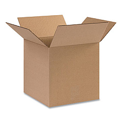 Coastwide Professional Multi-Depth Shipping Boxes, 275 lb Mullen Rated, Regular Slotted Container, 32 x 24 x 14 to 24, Brown Kraft, 10/Bundle (63322424275)