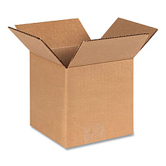 Coastwide Professional Fixed-Depth Shipping Boxes, Regular Slotted Container (RSC), 6" x 6" x 6", Brown Kraft, 25/Bundle (BS060606)