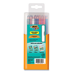 BIC #2 Pencil Xtra Fun, HB (#2), Black Lead, Assorted Barrel Colors, 18/Pack (PGEP181)