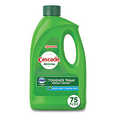 Cascade Dishwasher Gel with Dawn, Fresh, 75 oz Bottle, 6/Carton (40152)