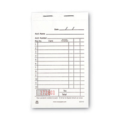 AmerCareRoyal Sales Receipt Book, Two-Part Carbonless, 3.5 x 5.63, 1/Page, 50 Forms/Book, 100 Books/Carton (GC1A2)