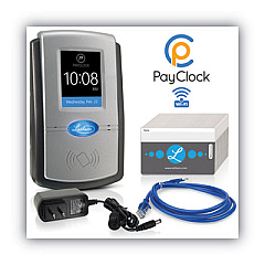 Lathem Time PC700 Online WiFi TouchScreen Time and Attendance System, LCD Display, Gray (PC700WEB)