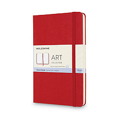 Moleskine Art Collection Sketchbook, Black Cover, 8.25 x 11.75, 111 lb Text Paper Stock, 48 Sheets (930345)