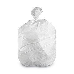 Heritage Linear Low-Density Can Liners, 30-35 gal, 0.9 mil, 30 x 45, White, 200/Carton (H6045TW)