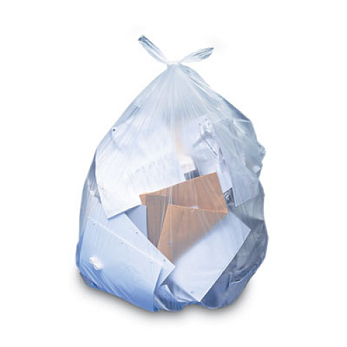 Heritage Linear Low-Density Can Liners, 55-60 gal, 4 mil, 36 x 58, Clear, 50/Carton (H7258GC)