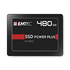 Emtec X150 Power Plus Internal Solid State Drive, 480 GB, SATA III (SSD480GX150)