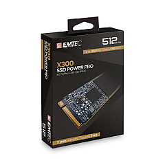 Emtec X300 Power Pro Internal Solid State Drive, 512 GB, PCIe (SSD512GX300)
